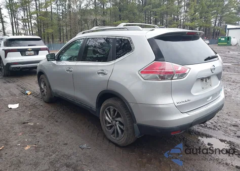 2014 Nissan Rogue Sl z USA, uszkodzony, nr VIN 5N1AT2MT3EC829707